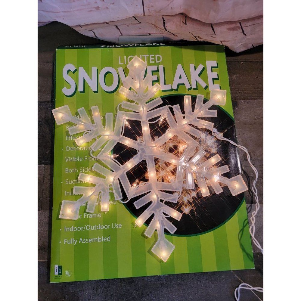 Impact innovations snowflake 2007 xmas decor 94999
